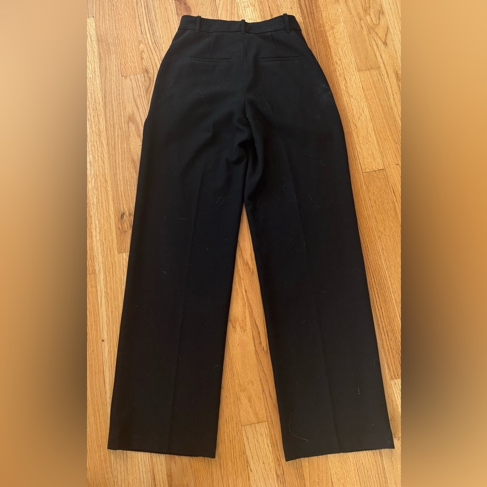 Aritzia Effortless Pants Black Wide Leg Trousers